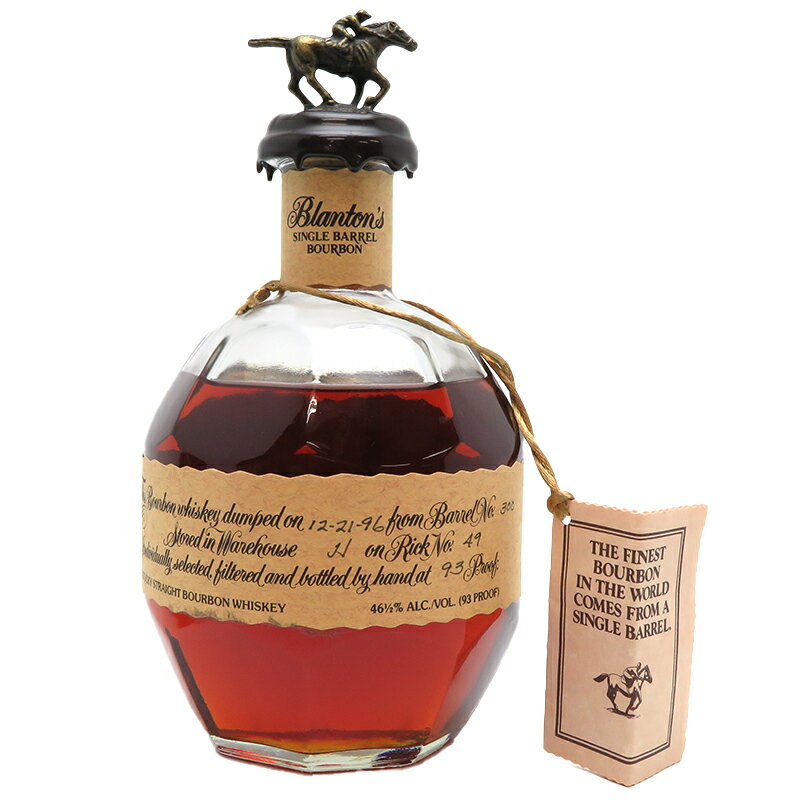 ［飯能本店］ ブラントン Blanton 039 s ウイスキー シングルバレル 750ml SH1298【新品 未開封】