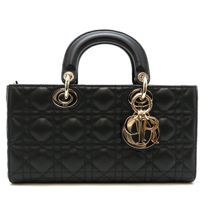 【銀座店】 クリスチャンディオール レディディオール ディージョイ レディース ハンドバッグ M0540ONGE M900 カナージュラムスキン ノワール DH79970【大黒屋質店出品】 【中古】【送料無料】【店頭受取対応商品】のサムネイル