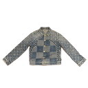 【銀座店】 ルイ・ヴィトン ジャイアント ダミエ ウェーブス #48 メンズ デニムジャケット デニム ブルー DH81203【大黒屋質店出品】 【中古】【送料...
