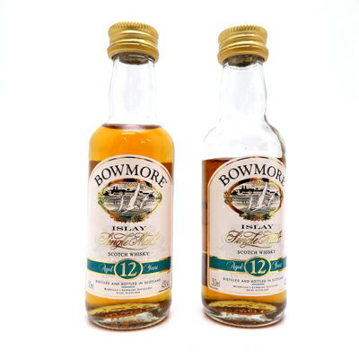 【プライスダウン】［飯能本店］ ボウモア ウイスキー 12年 カモメラベル 4本セット 50ml SH1398【新品・未開封】