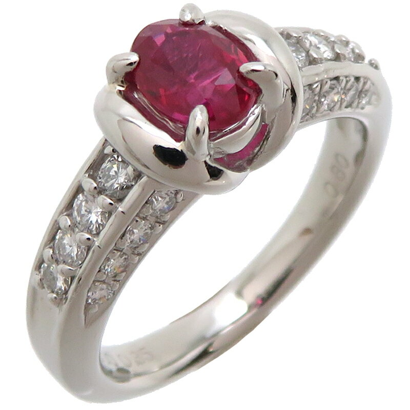 ڶŹ Υ֥ 0.80ct 0.35ct ӡ  ǥ 󥰡 Pt950ץ 10 DH82205...