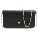 【銀座店】 ルイ・ヴィトン ポシェット フェリシー チェーン ウォレット レディース 長財布 M64579 エピ ノワール ( ブラック系 ) DH83006【...