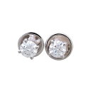 【銀座店】 グラフ 0.50ct ラウンドカット ダイヤモンド スタッド レディース ピアス RST01 750ホワイトゴールド DH83121【大黒屋質店出品...