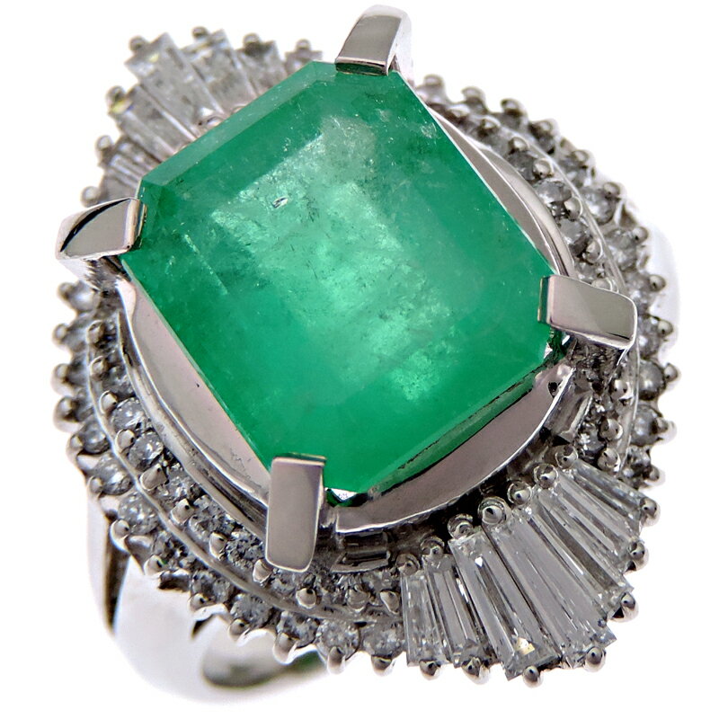 ǽŹ Υ֥ 5.27ct ӥ  0.97ct  ǥ 󥰡 Pt900ץ 15 ...