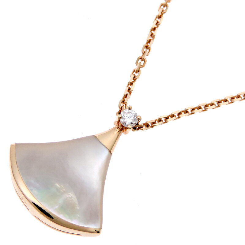 【飯能本店】 ブルガリ ディーヴァ ドリーム ダイヤモンド マザーオブパール 2023年購入品 レディース ネックレス 350581 750ピンクゴールド ホワイト DH85111【大黒屋質店出品】 【中古】【送料無料】【店頭受取対応商品】のサムネイル