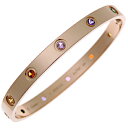 【銀座店】 カルティエ ラブ マルチストーン #17 ドライバー付き メンズ ブレスレット B6036500 750ピンクゴールド DH85889【大黒屋質店出...