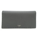 【銀座店】 フェンディ ガレリア ウォレット メンズ 長財布 7M0355AP3BF0GXN レザー グレー DH86164【大黒屋質店出品】 【中古】【送料無料】【店頭受取対応商品】