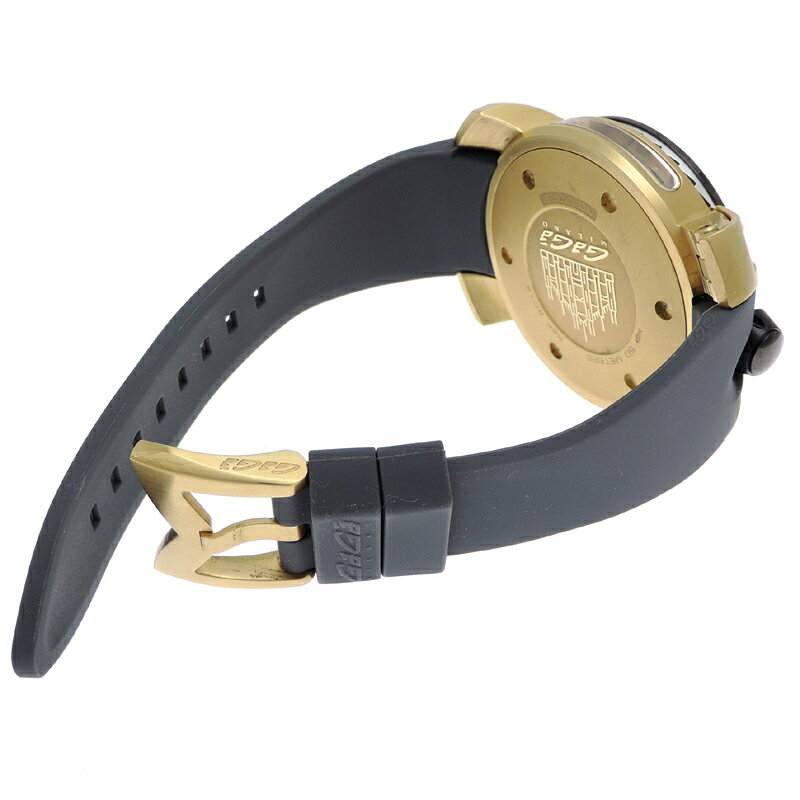 【飯能本店】 ガガ・ミラノ クロノ 45MM メンズ 腕時計 8014.01 DH86348【大黒屋質店出品】 【中古】【送料無料】【店頭受取対応商品】