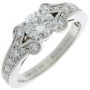 【飯能本店】 カルティエ バレリーナ ソリテール 0.64ct ダイヤモンド #51 レディース リング・指輪 N4196900 Pt950プラチナ 11号 DH86835【大黒屋質店出品】 【中古】【送料無料】【店頭受取対応商品】(4)