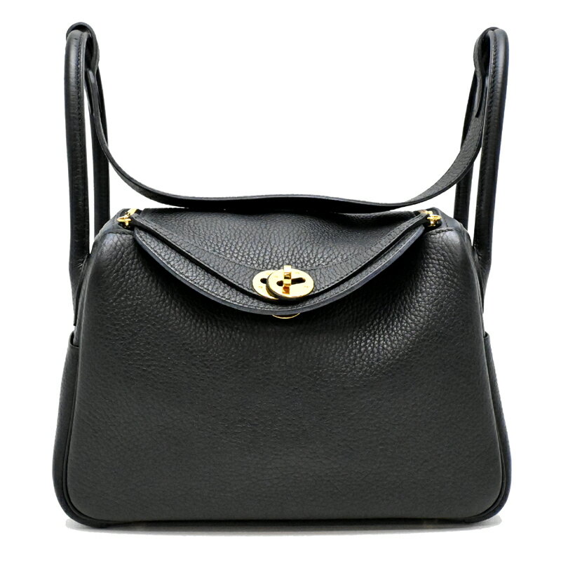 【銀座店】 エルメス リンディ 26 B刻印 2023年製 ゴールド金具 レディース ハンドバッグ トリヨンクレマンス ノワール（ ブラック ） DH88346【大黒屋質店出品】 【中古】【送料無料】【店頭受取対応商品】のサムネイル