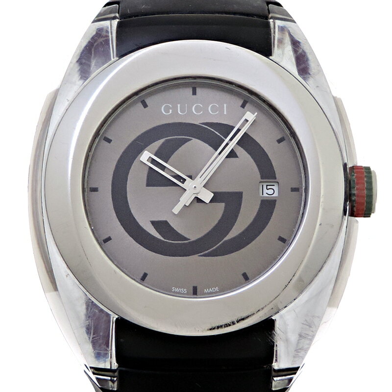 【飯能本店】 グッチ シンク メンズ 腕時計 YA137116 ( 137.1 ) DH88960【大黒屋質店出品】 【中古】【送料無料】【店頭受取対応商品】