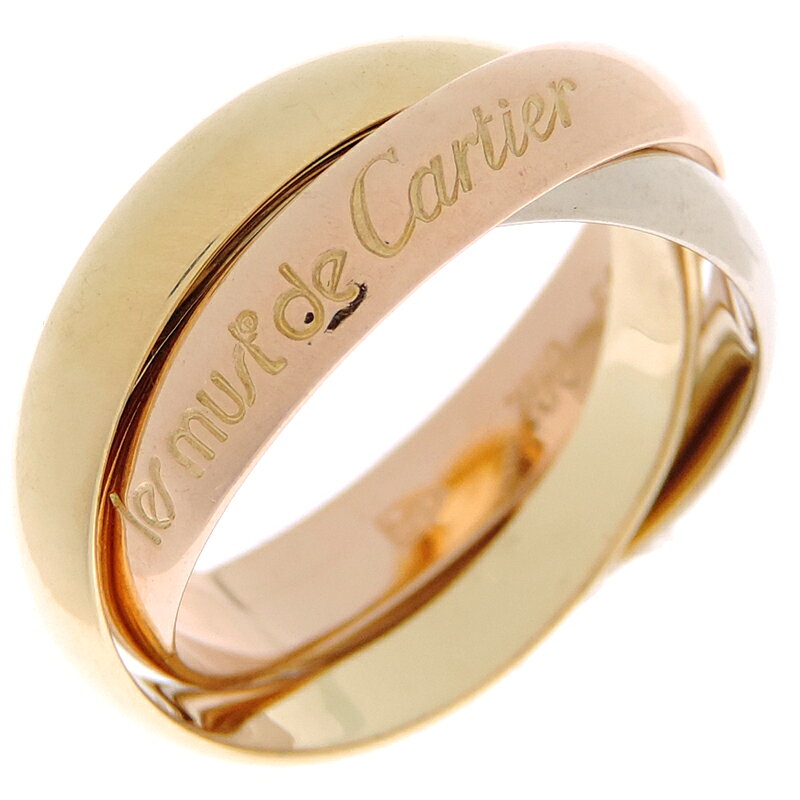 【銀座店】 カルティエ トリニティ #50 レディース・メンズ リング・指輪 750イエローゴールド 10号 ゴールド系 DH89312【大黒屋質店出品】 【中古】【送料無料】【店頭受取対応商品】