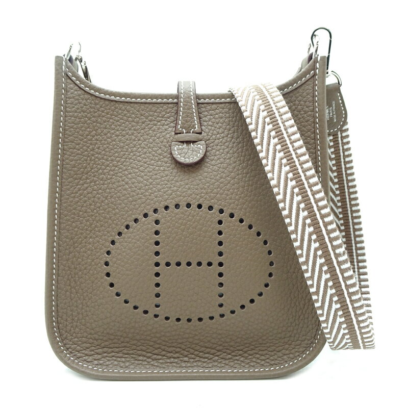 【銀座店】 エルメス エヴリンTPM K刻印 2025年製 シルバー（パラジウム）金具 レディース ショルダーバッグ トリヨン エトゥープ（ベージュグレー） DH89540【大黒屋質店出品】 【中古】【送料無料】【店頭受取対応商品】のサムネイル