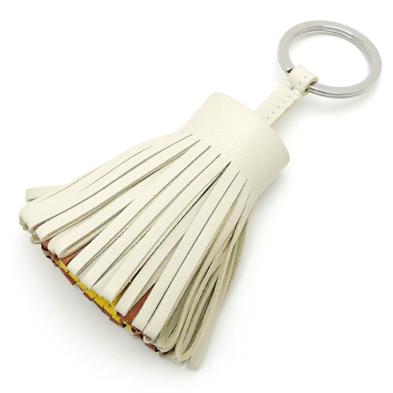 【銀座店】 エルメス カルメン トリコロール シルバー金具 W刻印 2024年製 レディース・メンズ キーホ..