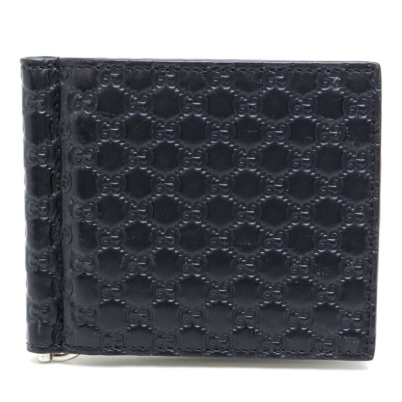 【飯能本店】 グッチ グッチシマ ※ アウトレット品 レディース・メンズ マネークリップ 544478 レザー ネイビー系 DH90134【大黒屋質店出品】 【中古】【送料無料】【店頭受取対応商品】