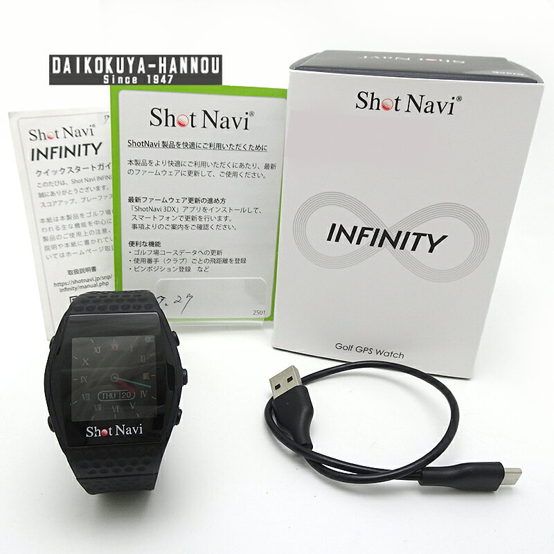 Shot Navi レディース・メンズ クラブその他 INFINITY インフィニティ 　腕時計型 GPS ゴルフナビ　カ..