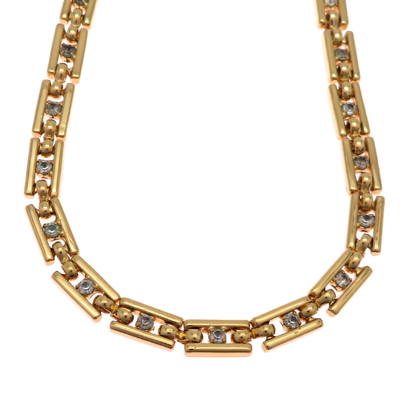 【飯能本店】 ジバンシー ラインストーン レディース ネックレス GP DH90601【大黒屋質店出品】 【中古】【送料無料】【店頭受取対応商品】