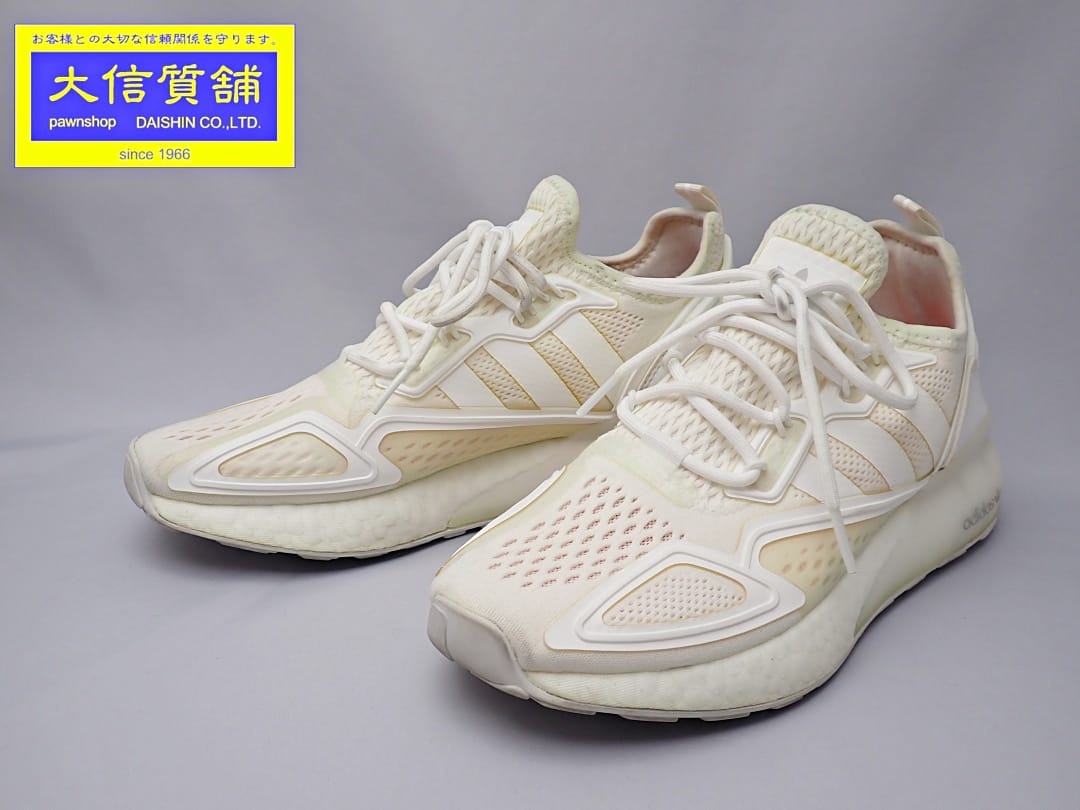 ADIDAS アディダス スニーカー ZX 2K BOOST FX8834 25.0cm 中古B【中古】【大信質舗】【質屋出店】管理番号：A-8091