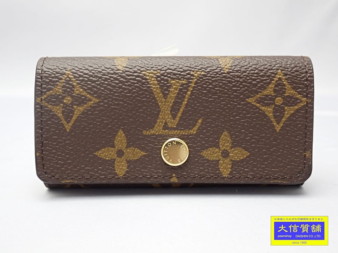 Rakuten - LOUIS VUITTON ルイ ヴィトン モノグラム キーケース ミュルティクレ 4 M69517 キーケース 4本用 未使用品【中古】【大信質舗】【質屋出店】管理番号：A-9136