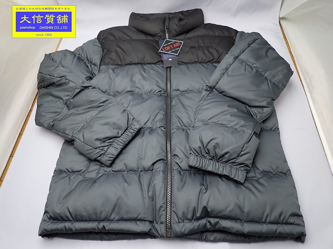 Rakuten - FIRST DOWN ファーストダウン ダウンジャケット 642665 メンズM ブラックxグレー 未使用品【中古】【大信質舗】【質屋出店】管理番号：A-9168