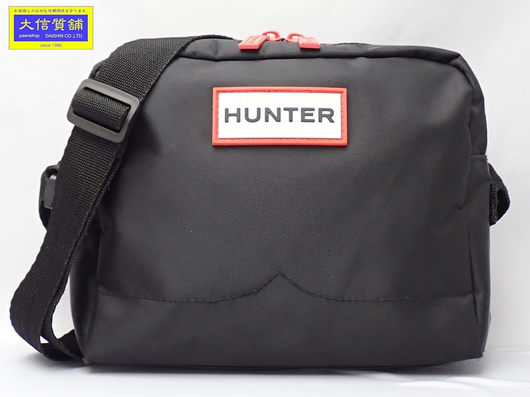 乐天商城 - HUNTER ハンター ナイロン ショルダーバッグ ブラック 中古B+【中古】【大信質舗】【質屋出店】管理番号：A-9271