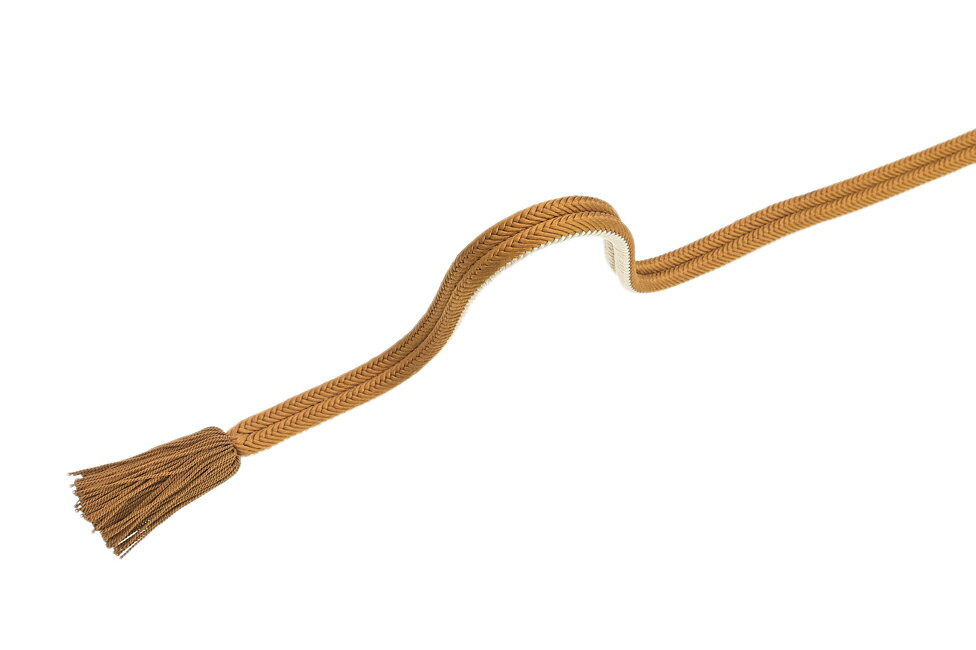 着物だいやす 十■帯締め■翠嵐工房　リバーシブル　京冠組　ゆるぎ　狐色×亜麻色　109【正絹】【和装小物】【送料無料】【新品】