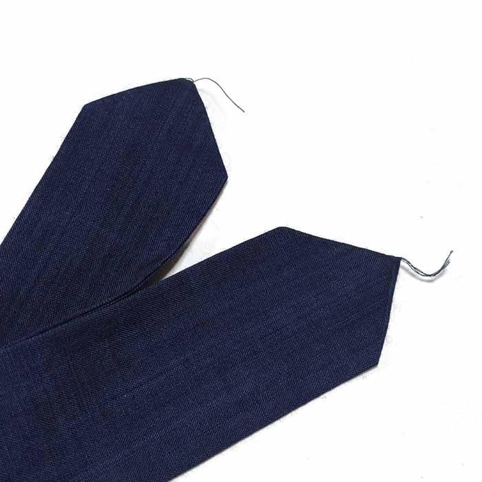 【ショップ評価★5ありがとう♪】着物だいやす 836■男性用腰紐■長尺　270cm　着付け小物　メンズ小物　ロングサイズ　モスリン　毛100％　藍鉄色【和装小物】【送料無料】【新品】 3