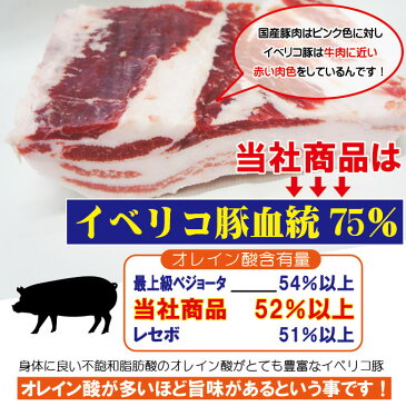 豚バラスライスイベリコ豚　焼肉・しゃぶしゃぶ用たっぷり500g　ベジョータ匹敵　　100g当/159円+税【お歳暮 御歳暮】【cut】