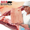 ベーコン 皮付き豚バラブロック4.2kg冷凍手にはいらない希少　3枚肉　角煮や東坡肉【サムギョプサル】【国産に負けない味わい】【ばら肉】【ベーコン】