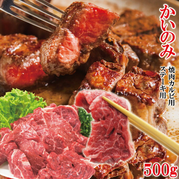 かいのみ　希少部位焼肉　500g　非常に柔らかいアメリカンビーフ赤身肉（選べる3種類のカット）カイノミ】【焼肉】【…
