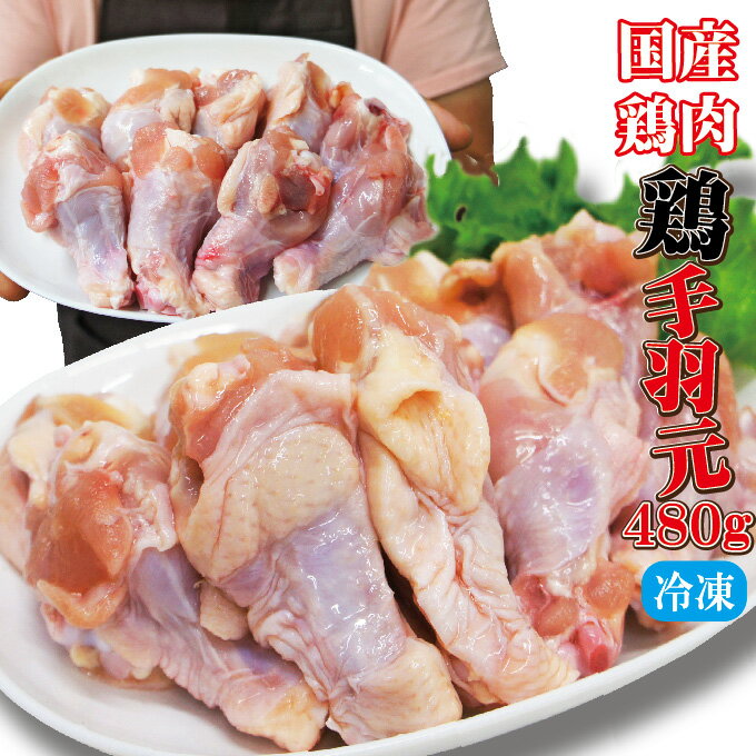 480g国産手羽元冷凍品 訳ありではないけどこの格安【業務用】【鶏肉】【とり肉】【鳥肉】【唐揚げ】【鍋】