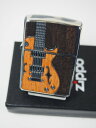 ジッポーライター: Zippo アンティーク ギター ダブル ウッド // 木象嵌 インレイ // エッチング彫刻&ダブルウッド シルバー/銀燻し 《両面加工》...