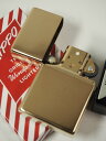 ジッポーライター: Zippo 1937 レプリカ ヴィンテージ #270CC ハイポリッシュ ブラス 《無地》 金/ゴールド色 真鍮無垢 フラットトップ 『イ...