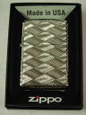 ジッポーライター: 絶版 Zippo ワイヤー デザイン //Wire Design// プラチナ エッチング 彫刻 【両面加工】 エッジリューター 2PT-R...