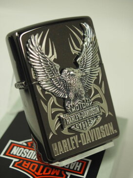 ジッポーライター： Zippo ハーレー 《ビックメタル》 イーグル //Harley Davidson// HDP-05 黒銀 JP 日本限定製造モデル ☆ブラック☆ 【smtb-TK】 送料無料 【楽ギフ_包装】 【ジッポ】 【ジッポー】 【ライター】 【ダルマヤ】