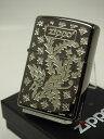 ジッポーライター:絶版 Zippo タトゥー フェニックス // Tattoo Phoenix// ほうおう 鳳凰 ブラック & シルバー 黒&銀 彫刻 色入れ レギュラー ☆ゴージャス!!☆ あす楽対応 【楽ギフ_包装】 母の日 父の日 ジッポ ジッポー 【ライター】 【ダルマヤ】 送料無料 お買得品
