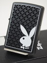 ジッポーライター: Zippo Playboy プレイボーイ Bunny ウサギ ☆ ラビット ロゴ柄 #29578 ブラックマット ホワイト ロゴ USA 2...