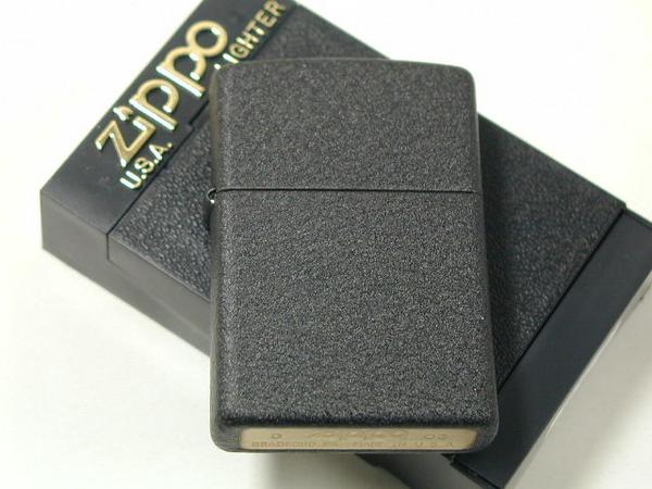 ♪大人気 復刻モデル♪ジッポーライター： Zippo ブラッククラックル //...