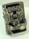 ジッポーライター： Zippo 【限定】 ハーレー サイド イーグル メタル //Harley Davidson// HDP-18 黒銀JP 日本限定製造モデル ☆ ブラック & シルバー ☆ 送料無料 【smtb-TK】 【あす楽対応】 【楽ギフ_包装】 【ジッポ】 【ジッポー】 【ライター】 【ダルマヤ】