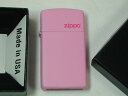 楽天Zippo Shop DARUMAYA：ダルマヤジッポーライター： Zippo ピンクマット 【無地】 スリム #1638ZL 『ロゴあり』 桃色 ピンク マット ☆カワイイ!!☆ 【あす楽対応】 【楽ギフ_包装】 【YDKG-tk】 【ジッポ】 【ジッポー】 【ライター】 【ダルマヤ】