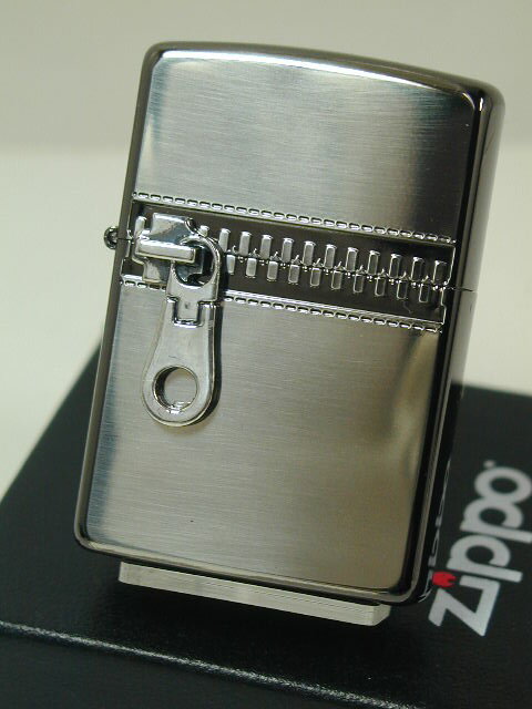 【楽天市場】ジッポーライター： Zippo // ジッパー // リアル メタル 《ファスナー》 Zipper 【ブラックニッケル】 イブシ