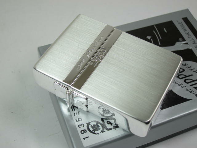 ジッポーライター 送料込ホビー Zippo 1935 レプリカ ライター ミラーライン Mirror Sv 銀仕上げ シルバー 3バレル 外ヒンジ Mirror Line オシャレ あす楽対応 楽ギフ 包装 父の日 ジッポ ジッポー ライター ダルマヤ 人気