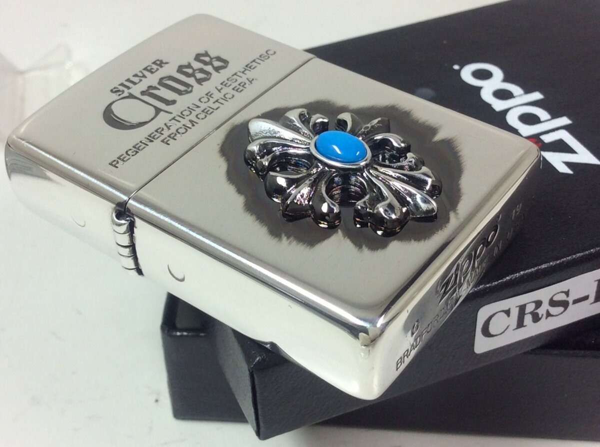 ジッポーライター： Zippo シルバー クロス //メタル// 【ターコイズ】 銀いぶし Cross 《限定》 CRS-I シリアルNo.入り ★オシャレ!!★ 【あす楽対応】 【楽ギフ_包装】 【母の日】 【父の日】 ジッポ ジッポー 【ライター】 【ダルマヤ】 【人気商品】 送料無料 お買得品 auc-darumaya-10016461 Zippo Shop DARUMAYA:ダルマヤ サンプル画像2