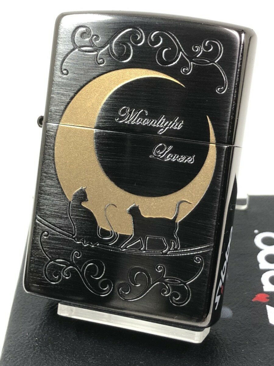 ジッポーライター： Zippo Cat ムーン