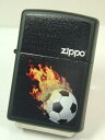 欧州 サッカー Ｚｉｐｐｏ ジッポーライター： Zippo サッカー ボール Football Soccer #28302 ブラックマット プリント 黒色 ☆USA直輸入☆ ●オシャレ!!● 【あす楽対応】 【楽ギフ_包装】 【父の日】 【母の日】 【ジッポ】 【ジッポー】 【ライター】 【ダルマヤ】 【超お買得品】