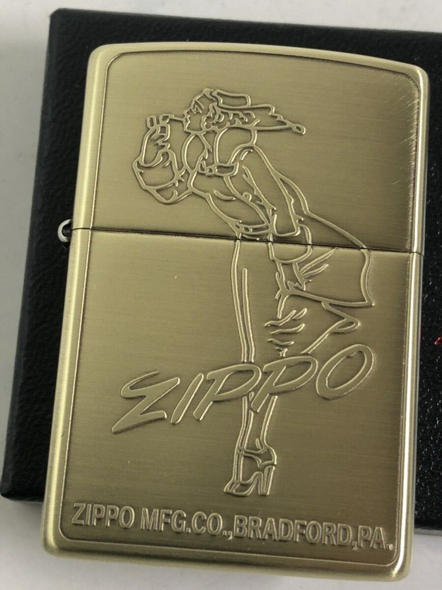 ジッポーライター： Zippo Windy ガール VARGA GIRL バルガガール ブラス フレーム 《レギュラー》 BS ウインディ ◆オシャレ!!◆ あす楽対応 楽ギフ_包装 母の日 父の日 ジッポ ジッポー ライター ダルマヤ ギフト ラッピング