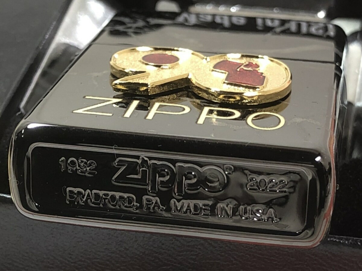 【楽天市場】ジッポーライター： 限定 Zippo 90周年記念 【1932-2022】ジッポ社創業 90th アニバーサリー #49864