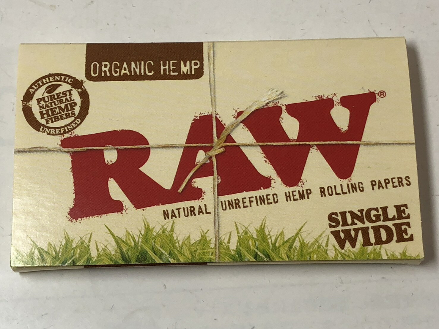 ■ 無添加 ■ ： RAW ORGANIC HEMP ロウ 手巻き 煙草用 ローリング ペーパー // オーガニック ダブル // 100枚入り 無漂白 無添加 自然 ロー 【手巻き】 【刻み】 【たばこ】 【ペーパー】 【ダルマヤ】