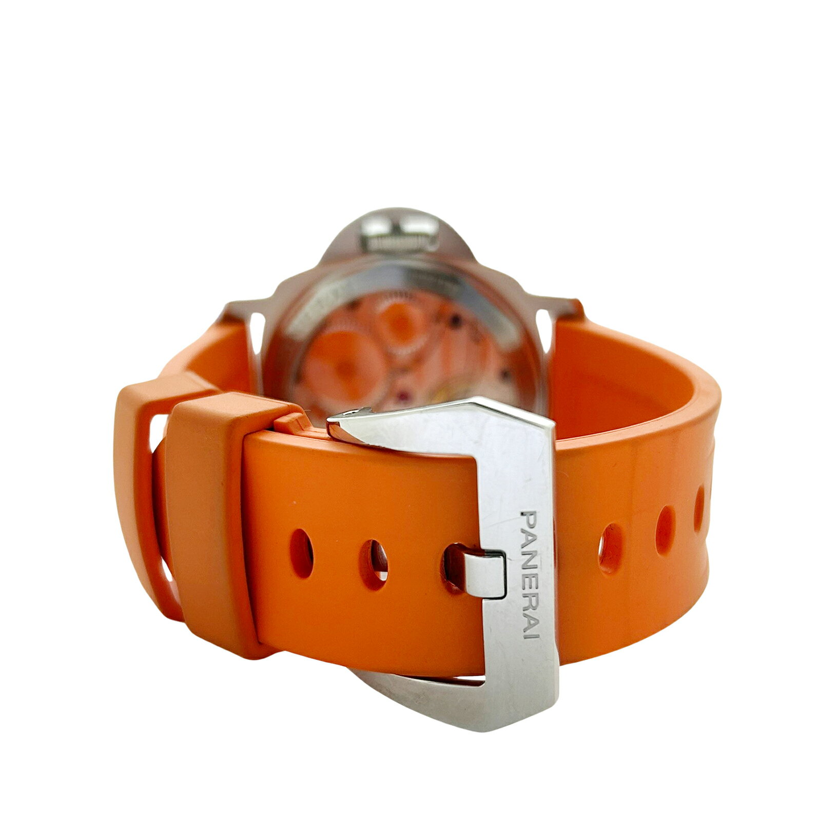 希少 左リューズ PANERAI パネライ ルミノール ベースレフトハンド PAM00219 メンズ 腕時計