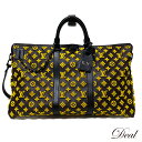 LOUIS VUITTON ルイ・ヴィトン キーポル トリアングル50 M45069 モノグラムタフタージュ ブラウン メンズ ボストンバッグLV